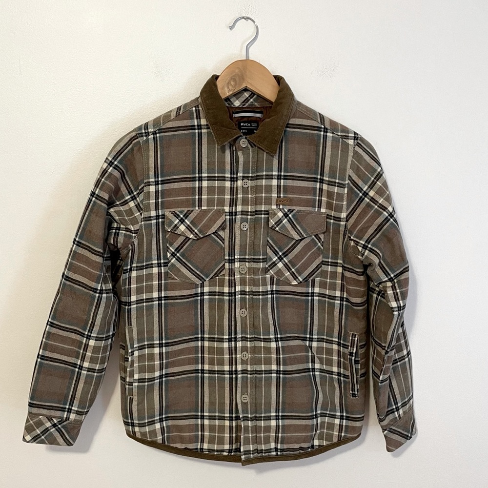 RVCA Plaid Quilted Jacket